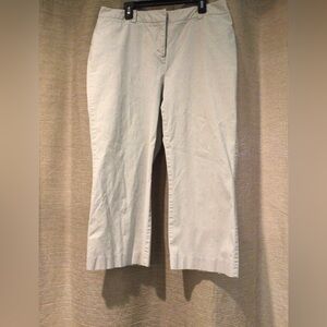 Ann Taylor Light Sage Green Capris